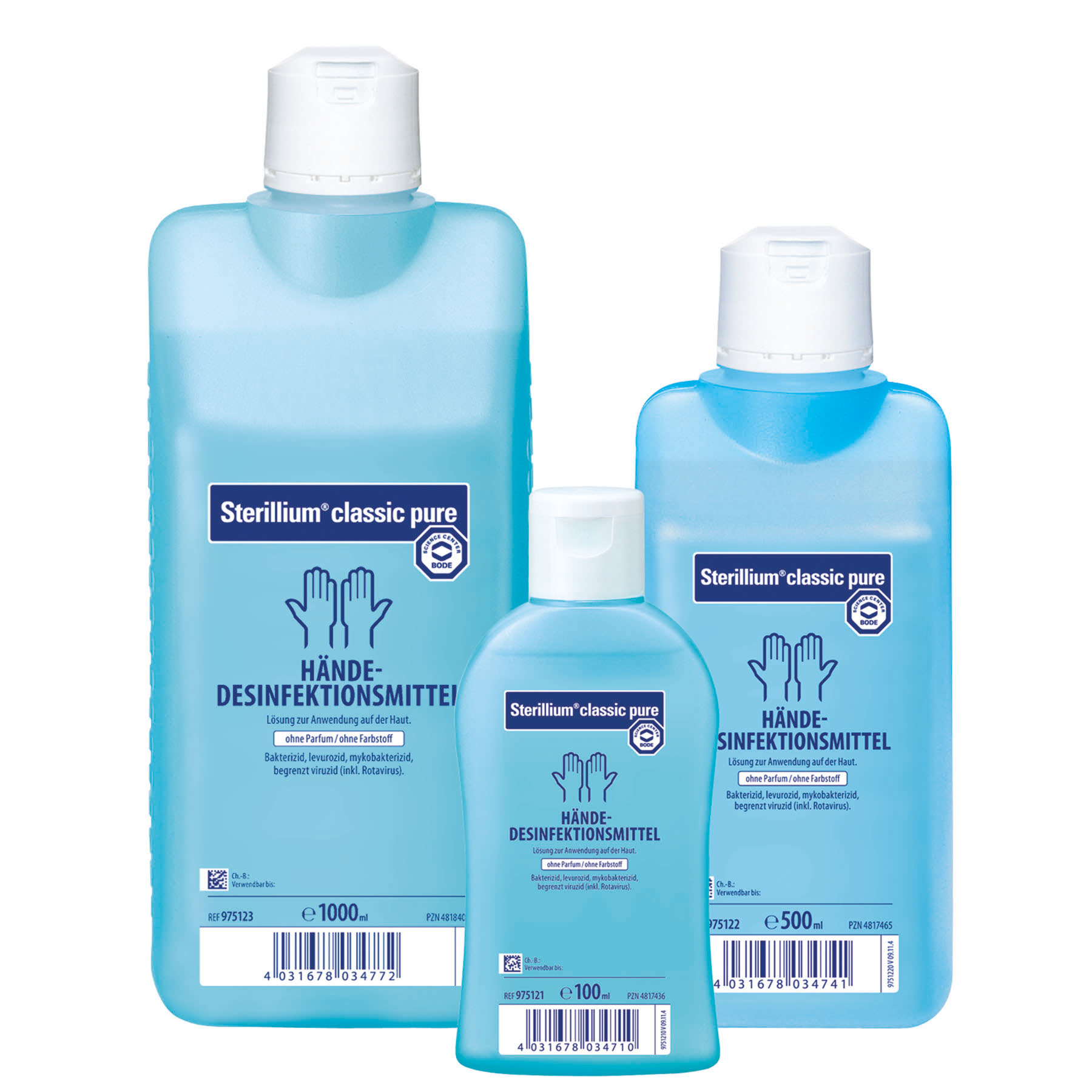 Sterillium classic pure 100ml Deutschlands Händedesinfektionsmittel Nr. 1